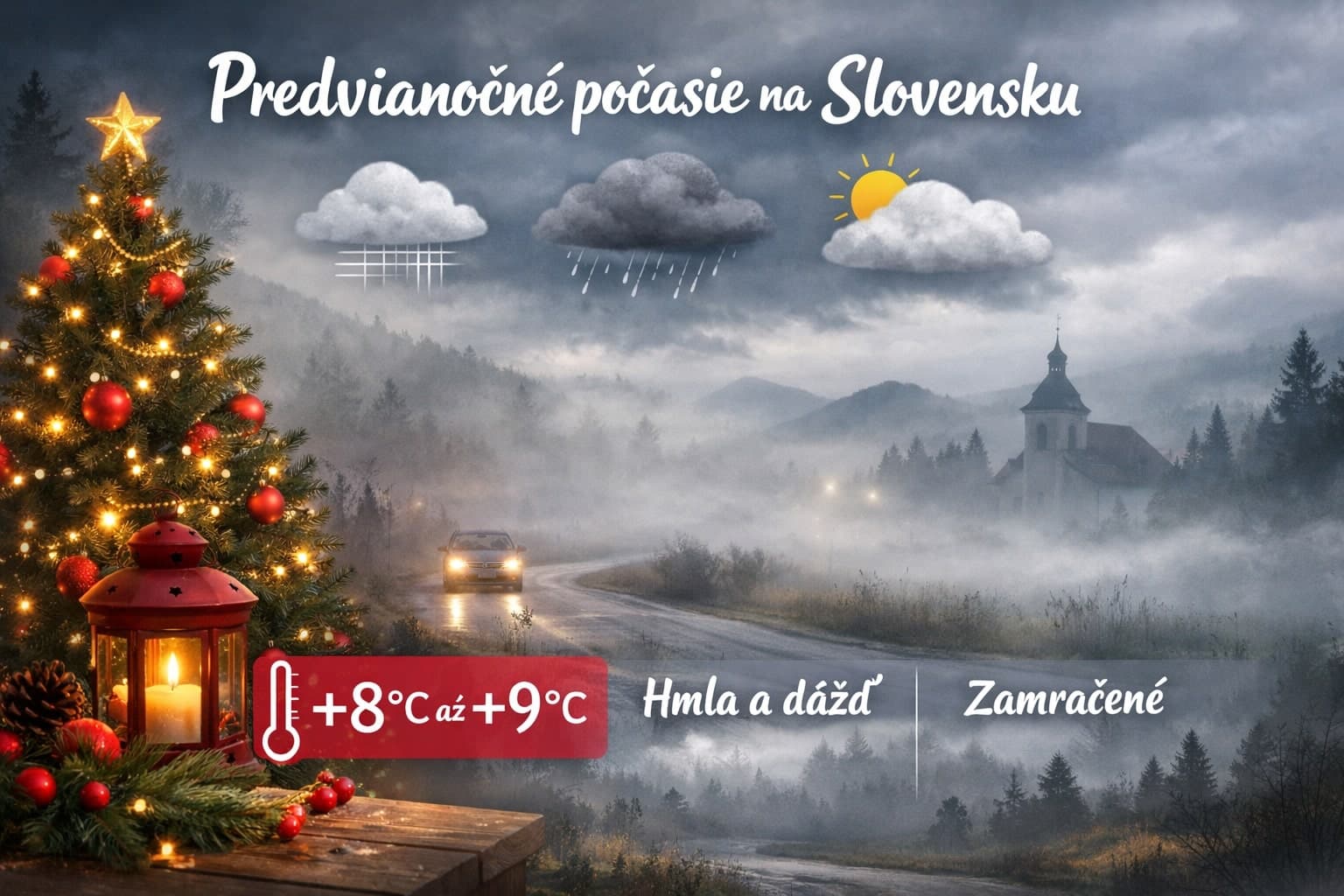 Predvianočný víkend na Slovensku, aké bude počasíčko?
