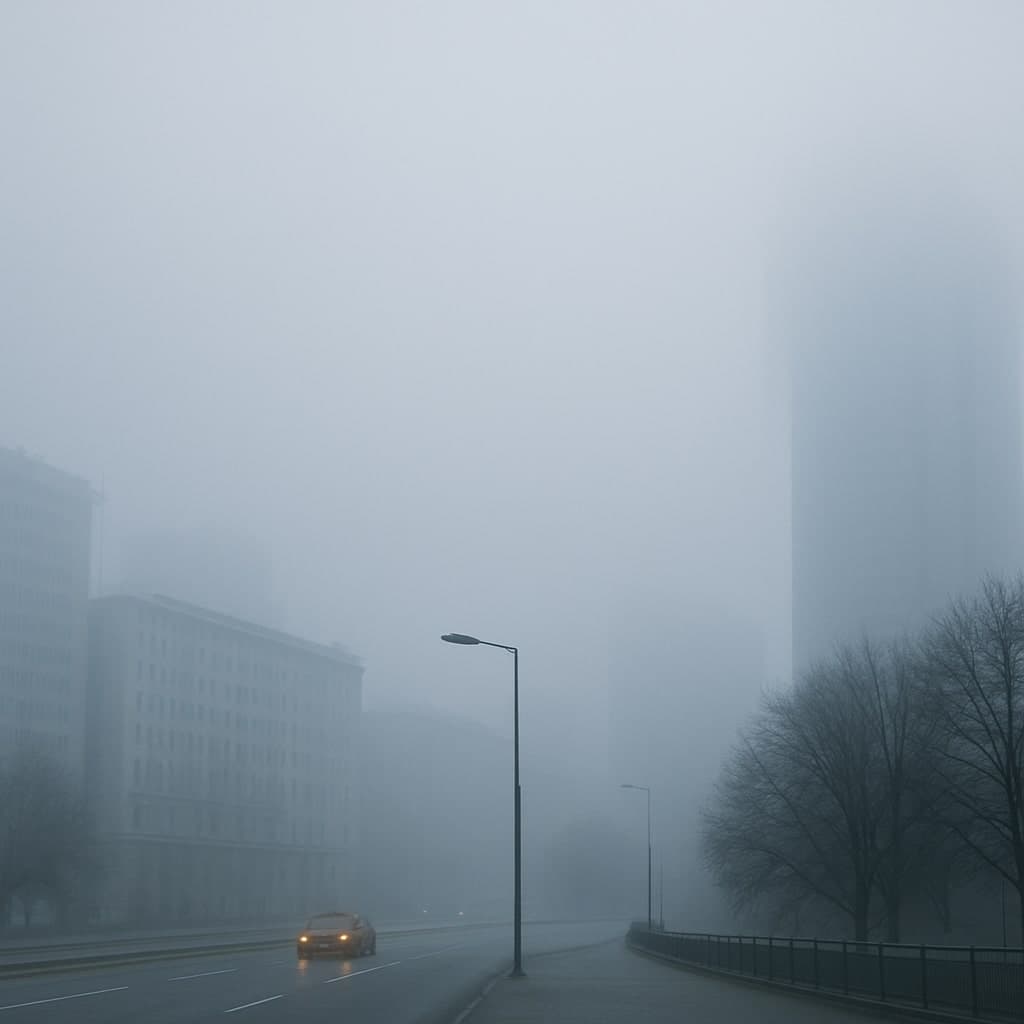 🌫️ Hmla nás chráni pred smogom: prečo je dnes vzduch na Slovensku čistejší, než by sme čakali