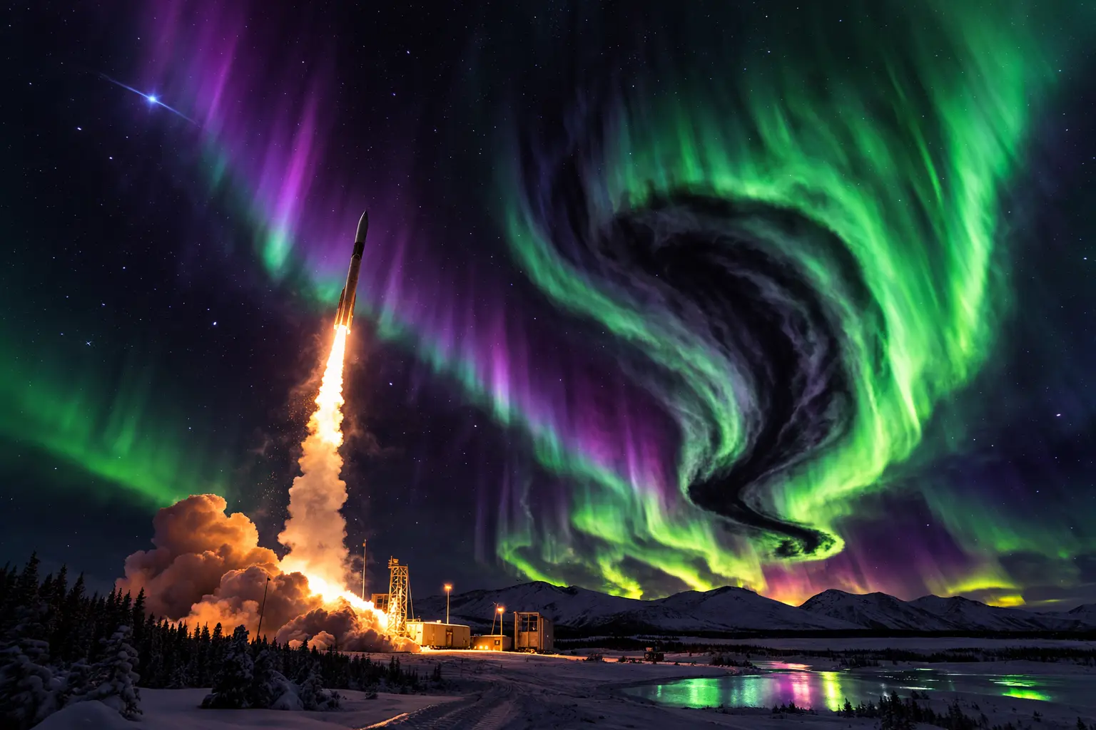 NASA skúma „čierne“ polárne svetlo: Rakety odhalili tajomstvo tmavej aurory