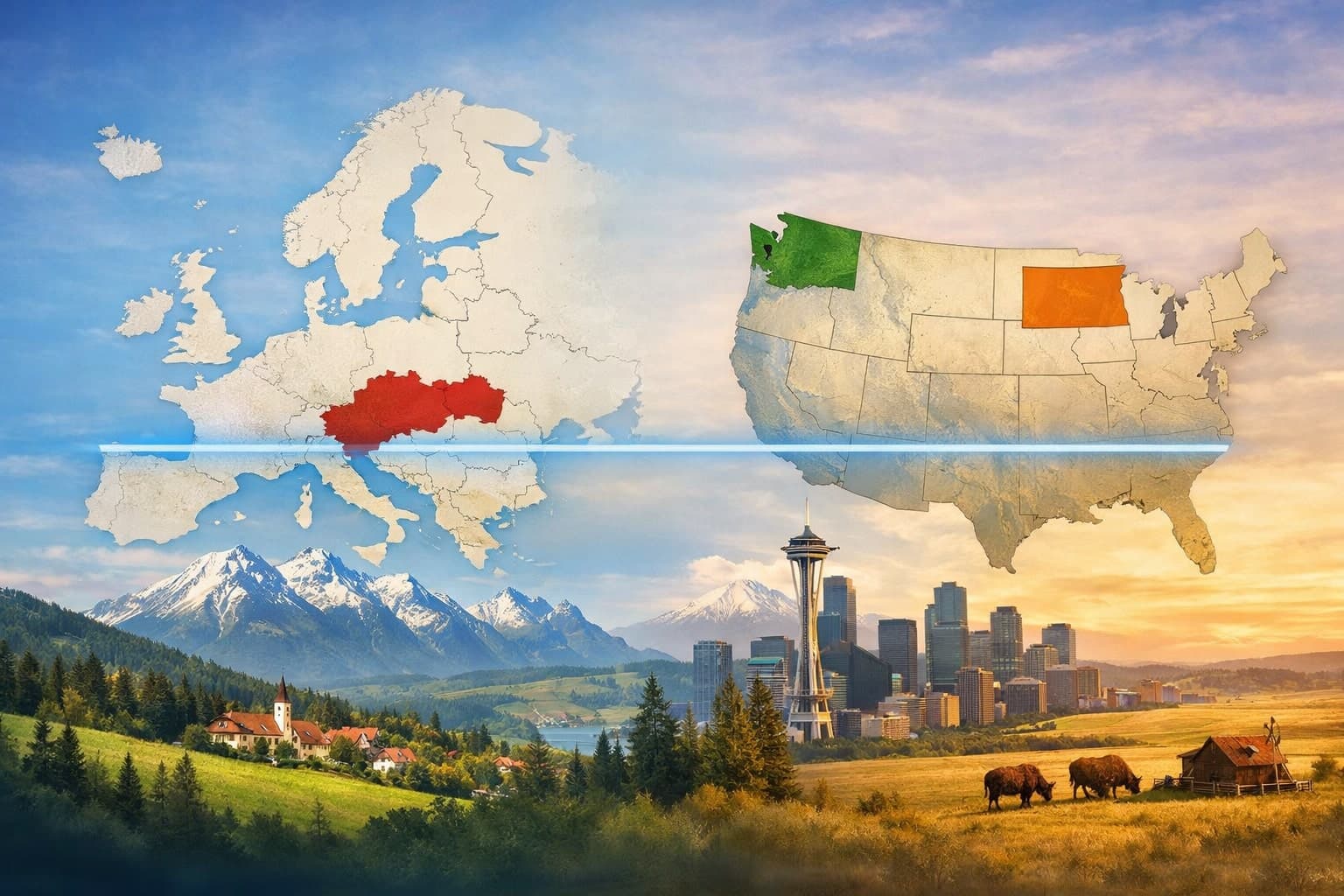 Slovensko a sever USA na rovnakej rovnobežke: prečo majú iné počasie?