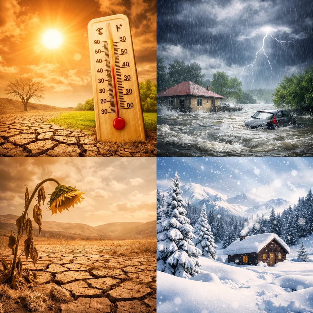 Klimatologické zhodnotenie roka 2025: Extrémne teploty, sucho a zrážky na Slovensku