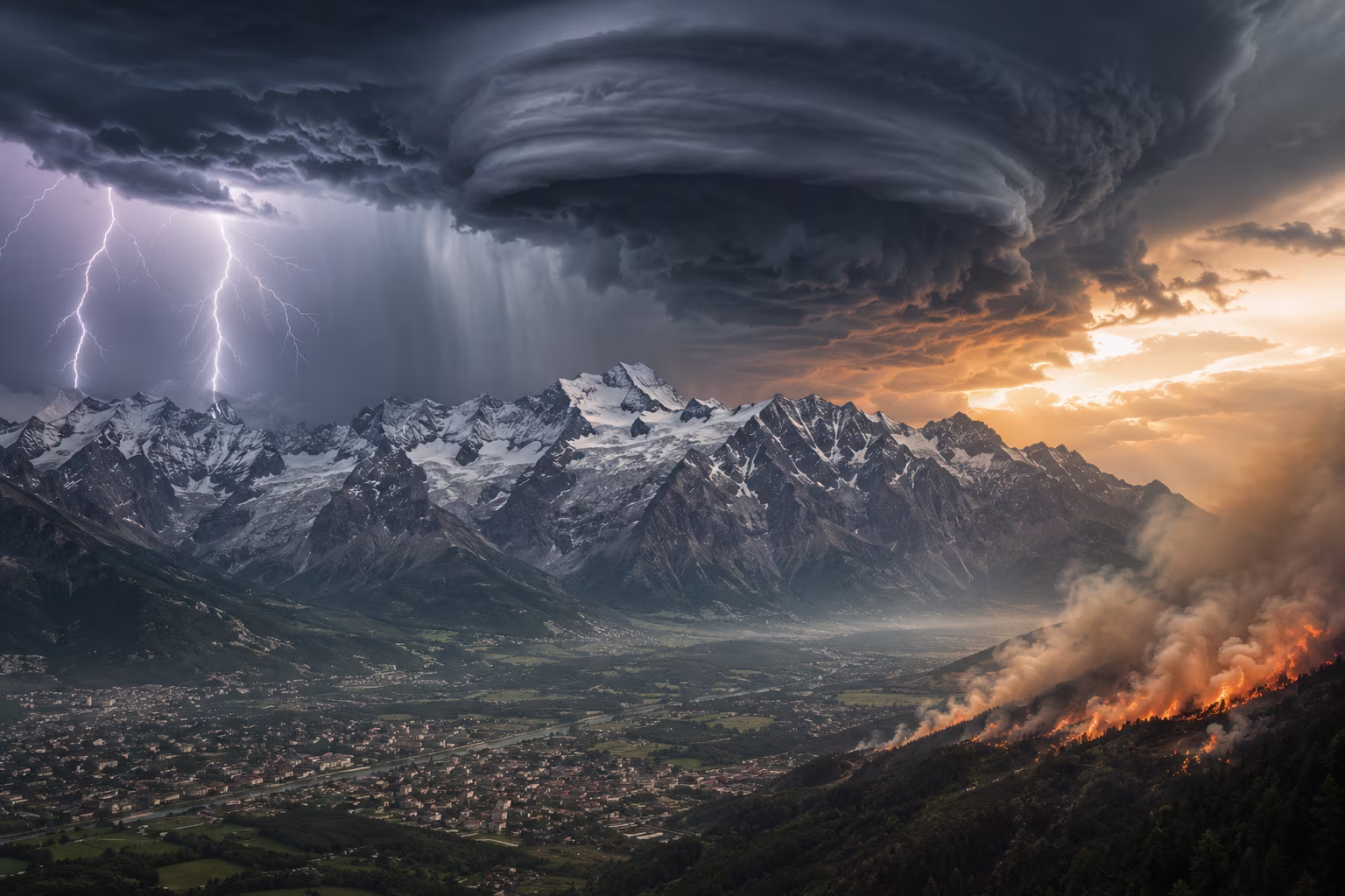 Zmena klímy zvýši počet superciel nad Alpami – stredná Európa v ohrození