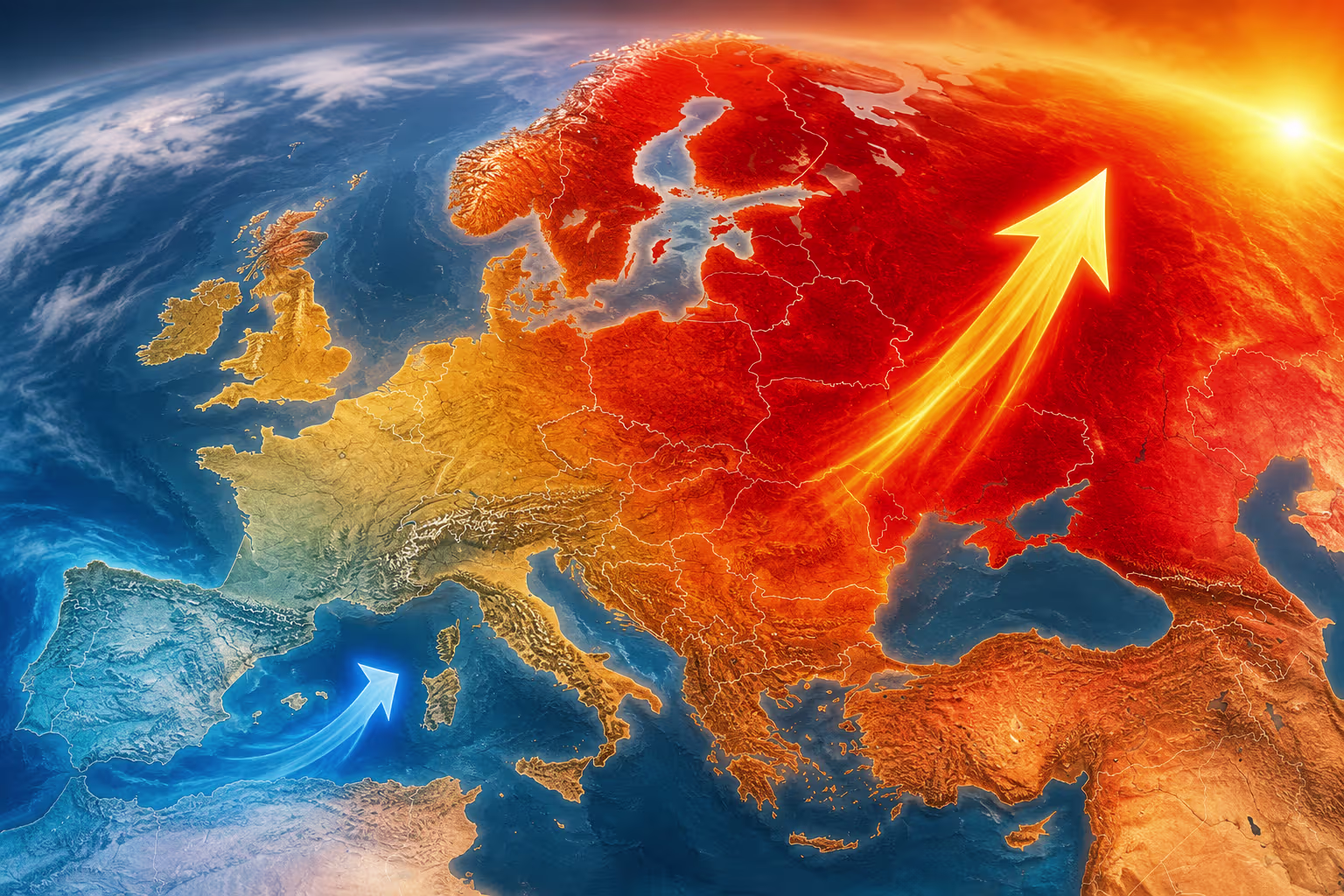 Východná Európa prekonala Stredomorie: teploty až o 10 °C nad normálom