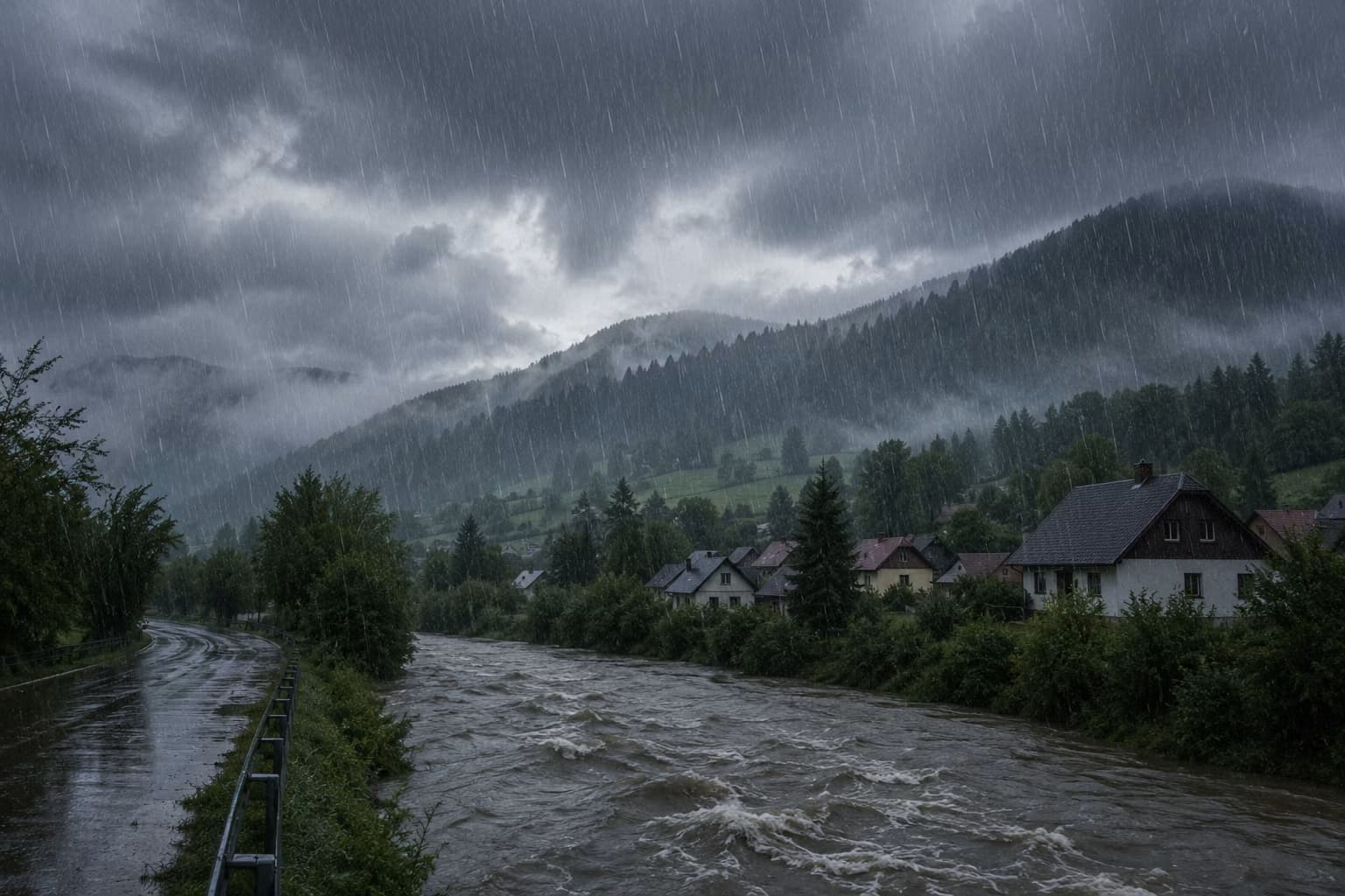 Na Slovensko mieri trvalý a výdatný dážď – miestami spadne až 115 mm
