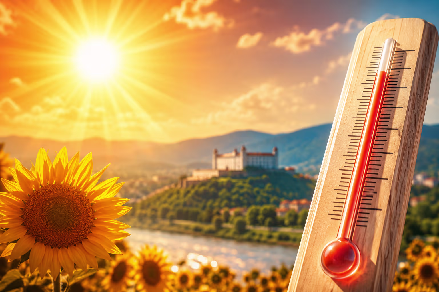 V nedeľu prvé tropické teploty roka na Slovensku až 30 °C